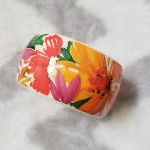 Flower bangle/bracelet